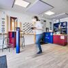 Modern opticians' salesrooms with vinyl flooring from ELA containers