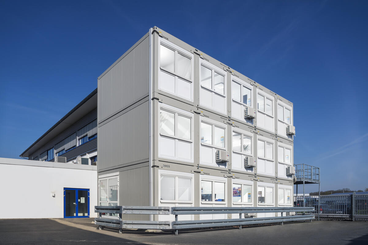 ELA office container for parts specialists in North Rhine-Westphalia | ELA  Container International